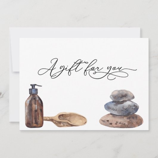 Cadeaucertificaat Dag Spa Salon Massage (Voorkant)