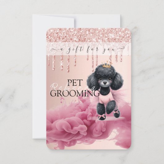 Cadeaucertificaat Dog Grooming Pet Vet Boarding (Voorkant)