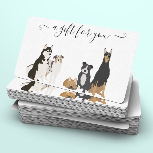Cadeaucertificaat Dog Grooming Pet Vet Boarding