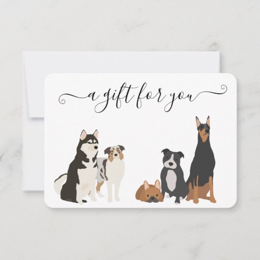 Cadeaucertificaat Dog Grooming Pet Vet Boarding (Voorkant)