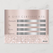 Cadeaucertificaat Elektrolyse Haarverwijdering Gri Briefkaart (Achterkant)