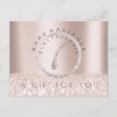 Cadeaucertificaat Elektrolysehaar Verwijderen grij Briefkaart (Voorkant)