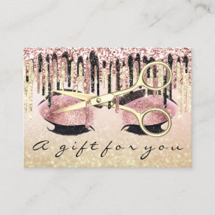 Cadeaucertificaat Hairdresser Roos Blus Makeup Las Visitekaartje