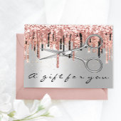 Cadeaucertificaat Hairdresser Stylist Scissors Visitekaartje
