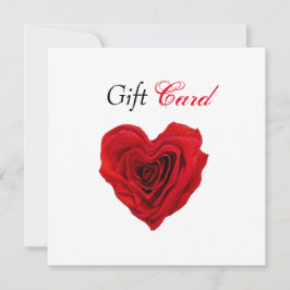 Cadeaucertificaat - Hartritme-vormig rood roze Val