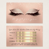 Cadeaucertificaat met reserveknoeiboel visitekaartje (Voorkant /achterkant)