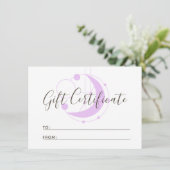 Cadeaucertificaat Metafysisch Geometrische maan Ka Kaart (Staand voorkant)