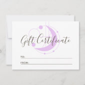 Cadeaucertificaat Metafysisch Geometrische maan Ka Kaart (Voorkant)