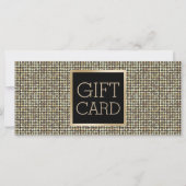 Cadeaucertificaat Modern Gold Glitter Elegant (Voorkant)