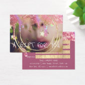 Cadeaucertificaat Nails Hair Makeup Drip Photo Roo Visitekaartje (Bureau)