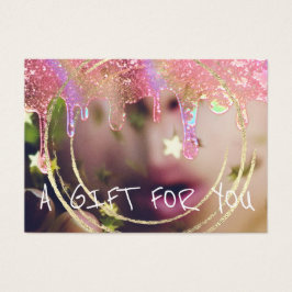 Cadeaucertificaat Nails Hair Makeup Drip Photo Roo Visitekaartje