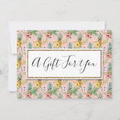 Cadeaucertificaat Pineappel & Hibiscus Flowers (Voorkant)