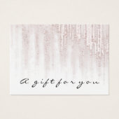 Cadeaucertificaat Roos Makeup Hair Nails Wax Drive Visitekaartje (Voorkant)