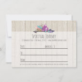 Cadeaucertificaat Rustic Bohemian Crystals & Arrow (Achterkant)