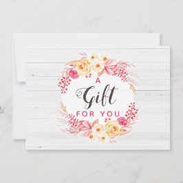 Cadeaucertificaat Shabby Chic Rozen & Rustige Flor
