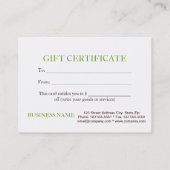 Cadeaucertificaat SPA & Beauty Resort Kortingskaartje (Achterkant)