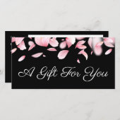 Cadeaucertificaat voor afvallende bladen (Voorkant / Achterkant)