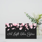 Cadeaucertificaat voor afvallende bladen (Staand voorkant)