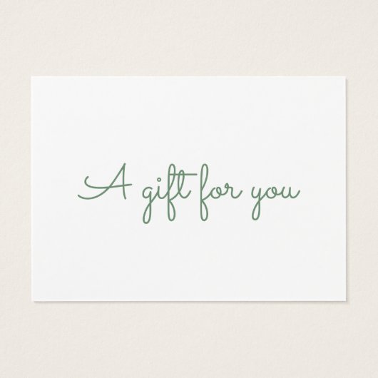 Cadeaucertificaat voor honingbijen visitekaartje (Achterkant)