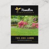 Cadeaucertificaat voor tuin en tuin kortingskaartje (Achterkant)