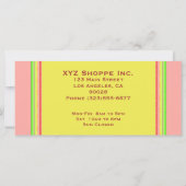 Cadeaucertificaatregenboogstrepen (Achterkant)