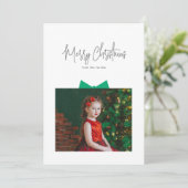 Cadeaudoos Foto Kerstkaart (Staand voorkant)