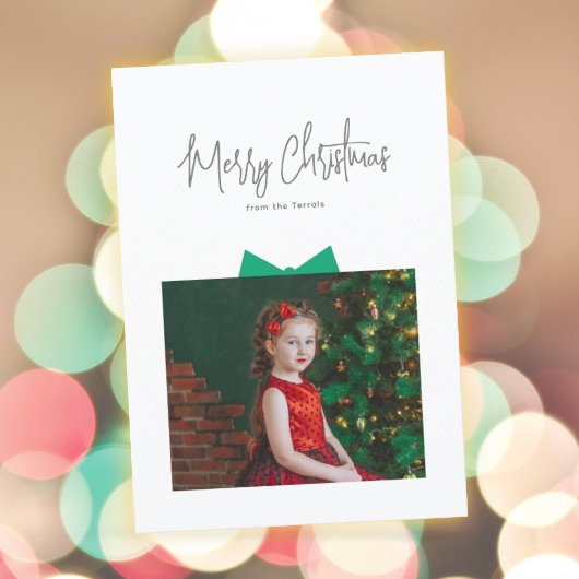 Cadeaudoos Foto Kerstkaart