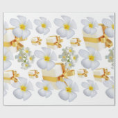 Cadeaudoos Frangipani Mat Inpakpapier (Vlak)