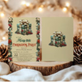 Cadeaudoos Kerstfeest Uitnodiging