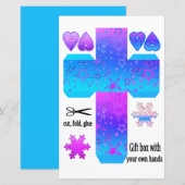 Cadeaudoos met uw eigen handen (Voorkant / Achterkant)