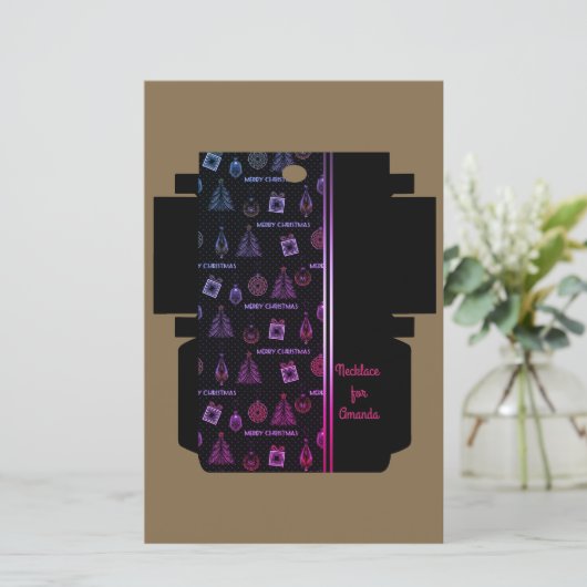 Cadeaudoos met uw eigen handen (Staand voorkant)