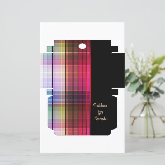 Cadeaudoos met uw eigen handen (Staand voorkant)