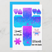 Cadeaudoos met uw eigen handen (Voorkant / Achterkant)