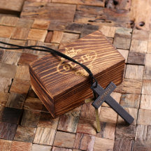 Cadeaudoos met zwarte Ketting