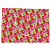 Cadeaudoos Patroon Midden Cadeaubag Groot Cadeauzakje (Achterkant)