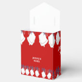 Cadeaudoos Rode Kerstklokken Bedankdoosjes (Geopend)