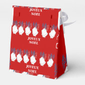 Cadeaudoos Rode Kerstklokken Bedankdoosjes (Achterkant)