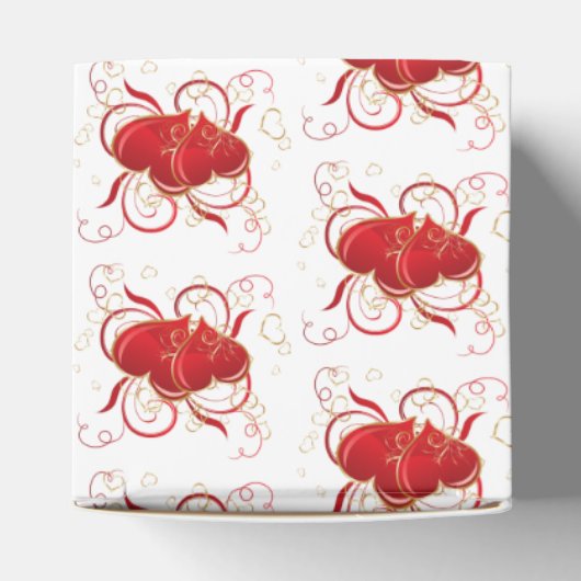 Cadeaudoos/Ventilator Valentijn Harten Bedankdoosjes (Bovenkant)