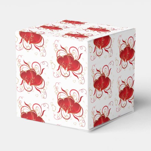 Cadeaudoos/Ventilator Valentijn Harten Bedankdoosjes (Achterkant)