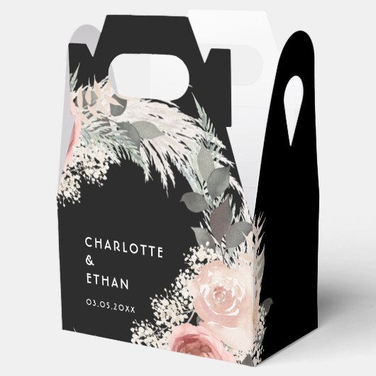 cadeaudoos voor Boho Floral Wedding Box Bedankdoosjes (Geopend)