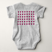 Cadeaudoos voor een babybadje romper (Achterkant)