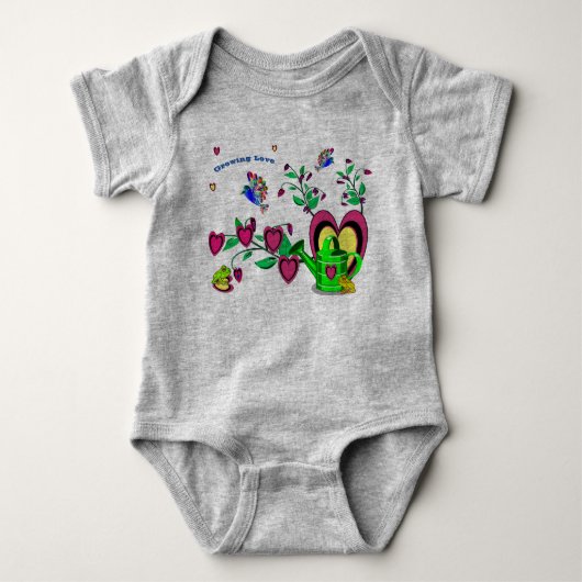 Cadeaudoos voor een babybadje romper (Voorkant)