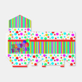 cadeaudoos voor gelukkige verjaardag bedankdoosjes (Uitgevouwen)