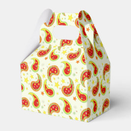 Cadeaudoos voor groene kerststerren voor cream Red Bedankdoosjes