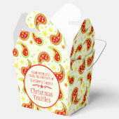 Cadeaudoos voor groene kerststerren voor cream Red Bedankdoosjes (Geopend)