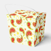 Cadeaudoos voor groene kerststerren voor cream Red Bedankdoosjes (Achterkant)