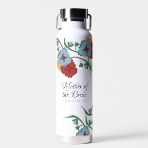 Cadeaudoos voor moeder waterfles met opvallend blo