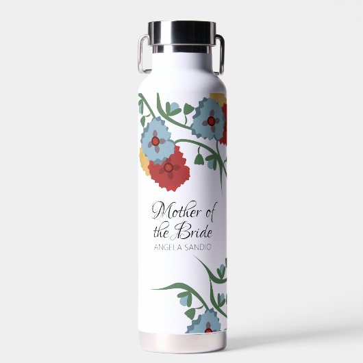 Cadeaudoos voor moeder waterfles met opvallend blo (Voorkant)