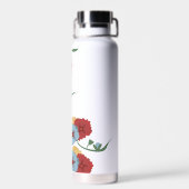 Cadeaudoos voor moeder waterfles met opvallend blo (Achterkant)
