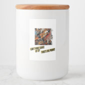 Cadeaudozen/Abstracte kunst Voedselcontainer Etiket (Voorkant)